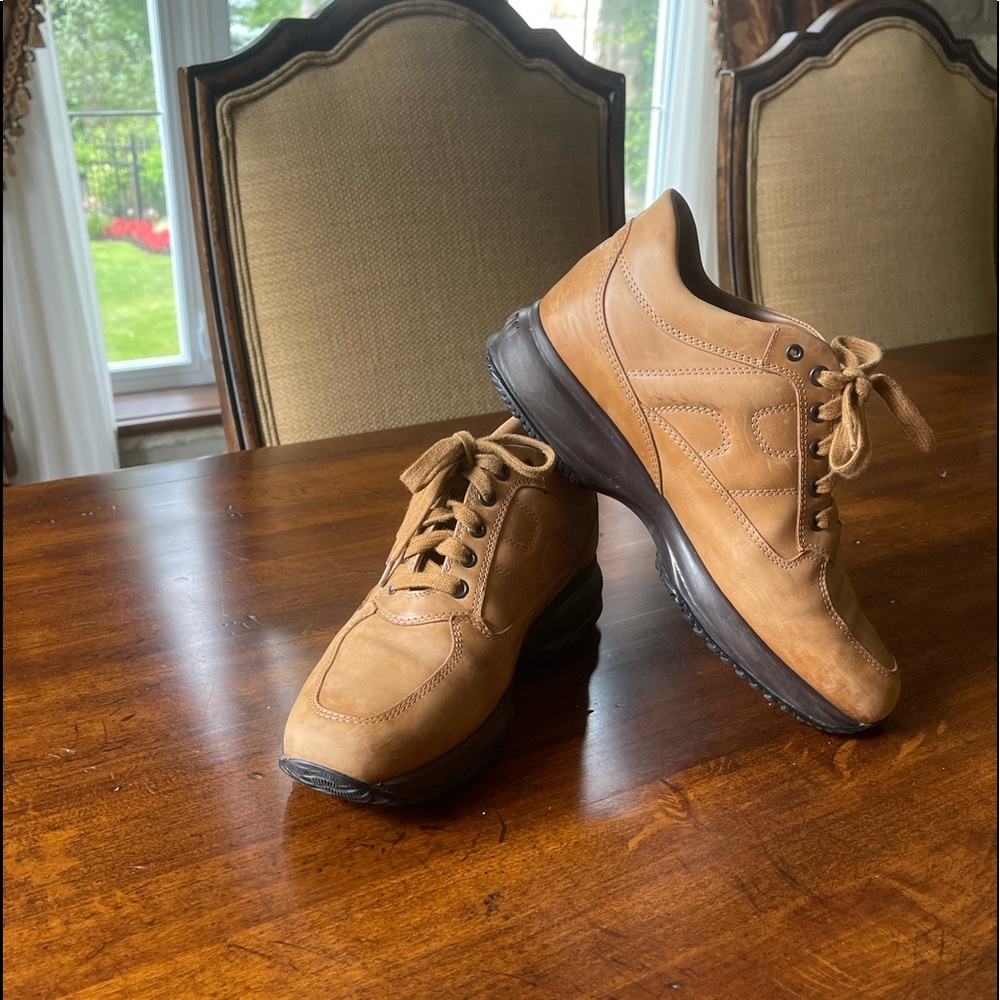 Hogan Sneakers Shoes Tan